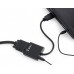 Bion Переходник с кабелем HDMI - VGA+Audio, 19M/15F + miniJack 3.5mm, длина кабеля 15см, черный BXP-A-HDMI-VGA-03