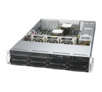 Supermicro SYS-620P-TRT ная платформа (2U, 2 x LGA4189, Intel C621A, 16 x DDR4, 8 x 3.5 SATA, 2x10 Gigabit Ethernet (10 Гбит/с), 1200 Вт)