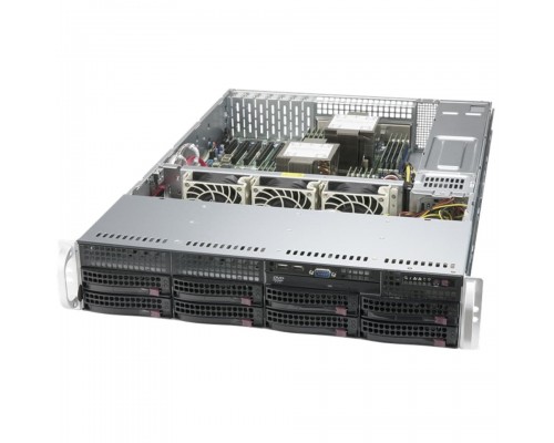 Supermicro SYS-620P-TRT ная платформа (2U, 2 x LGA4189, Intel C621A, 16 x DDR4, 8 x 3.5 SATA, 2x10 Gigabit Ethernet (10 Гбит/с), 1200 Вт)