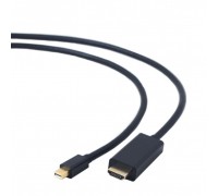Bion Кабель DisplayPort mini-HDMI, 20M/19M, экран, 1,8м, черный BXP-CC-mDP-HDMI-018