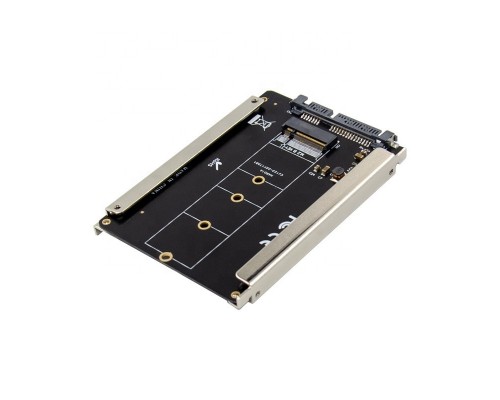 ORIENT C295S, Переходник NGFF (M.2) B-key SSD - SATA 2.5, тип 2230/2242/2260/2280, для подключения SSD M.2 SATA в отсек HDD 2.5 (30916)