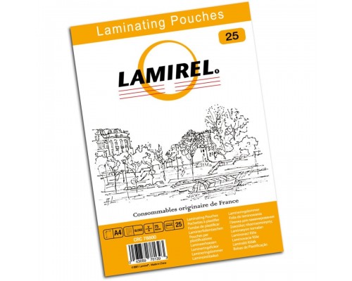 для ламинирования Lamirel CRC-78800 (А4, 75мкм, 25 шт.)