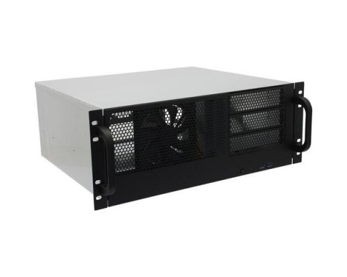 Procase RM438-B-0 4U server case,3x5.25+8HDD,черный,без блока питания,глубина 380мм, MB ATX 12x9.6
