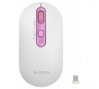 A-4Tech Fstyler FG20S Sakura белый/розовый оптическая (2000dpi) silent беспроводная USB (4but) 1599000