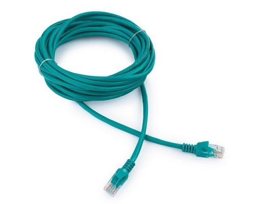 Cablexpert Патч-корд UTP PP12-5M/G кат.5e, 5м, литой, многожильный (зелёный)