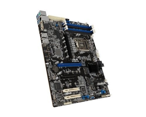 Asus P12R-E ATX LGA 1200, 4x DDR4 DIMM (to 128GB ECC UDIMM), 6x USB 3.0 (4 rear), 8x SATA (4 in MiniSAS HD), 1x PCIE x16/x8, 1x PCIE x8, 1x PCIE x4, 2xM.2 22110, LAN 2x 1Gb, Video AST2600