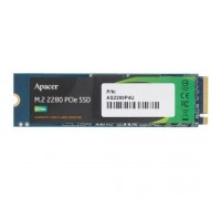 Apacer SSD M.2 256Gb PCIe Gen3x4, R3500/W1200 Mb/s, MTBF 1.8M, 3D NAND, NVMe AP256GAS2280P4U-1