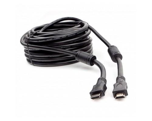 Cablexpert CCF2-HDMI4-15M, 15м, v1.4, 19M/19M, черный, позол.разъемы, экран, 2 ферр кольца, пакет