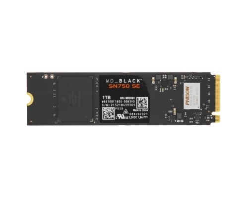 Накопитель SSD WD Original PCI-E 4.0 x4 1Tb WDS100T1B0E Black SN750 SE M.2 2280
