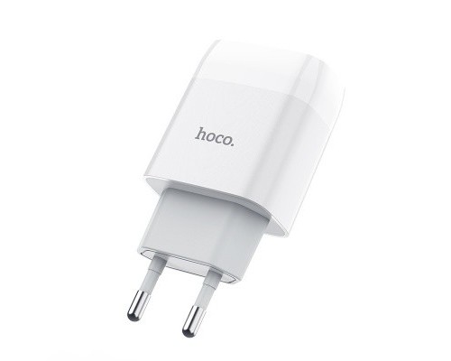 HOCO HC-12912 C73A/ Сетевое ЗУ/ 2 USB/ Выход: 12W/ White