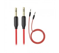 HOCO HC-79293 UPA11/ AUX аудио кабель/3.5 mm jack - 3.5 mm jack/ 1m/ позолоченные контакты/ Black