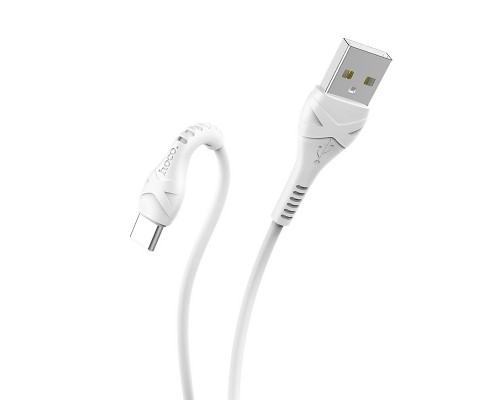 HOCO HC-10512 X37/ USB кабель Type-C/ 1m/ 2.4A/ White
