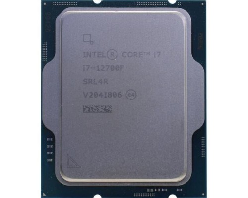 CPU Intel Core i7-12700F Alder Lake OEM 2.1 ГГц/ 4.8 ГГц в режиме Turbo, 25MB, LGA1700
