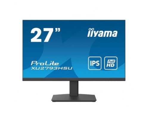LCD Iiyama 27 XU2793HSU-B4 IPS 1920х1080 nonGLARE 300cd 178/178 1000:1 80M:1 4ms D-Sub DVI HDMI DisplayPort USB-Hub Tilt Speakers