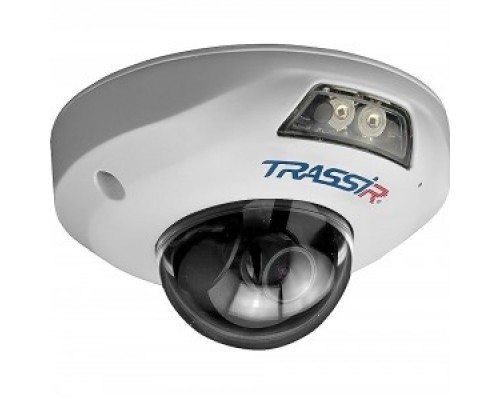 TRASSIR TR-D4121IR1 v6 3.6 Уличная 2Мп IP-камера с ИК-подсветкой. Матрица 1/2.7 CMOS, разрешение 2Мп