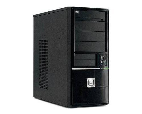 PowerCool 8813BK-U3-500W (Midi Tower, Black, 2*USB 3.0, ATX 500W-120mm, 24+8pin)