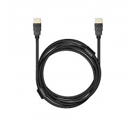 Bion Кабель HDMI v2.1, 19M/19M, 3D, 8K UHD, экран, ферритовые кольца, 3м, черный BXP-HDMI21-030
