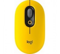 910-006546 Logitech POP Mouse with emoji желтый/черный оптическая (4000dpi) беспроводная BT/Radio USB (4but)