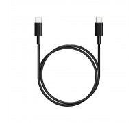Bion Кабель для зарядки USB Type-C to Type-C (CM/CM), 3A, 60W, 1м, черный BXP-CCP-USBC-CMCM-1M-B