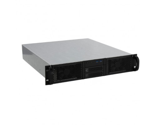 Procase 2U server case,0x5.25+8HDD,черный,без блока питания(2U,2U-redundant),глубина 550мм,SSI CEB 12x10.5