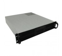 Procase 2U server case,4x5.25+2HDD,черный,без блока питания(2U,2U-redundant),глубина 450мм,ATX 12x9.6