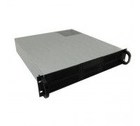 Procase 2U server case,4x5.25+2HDD,черный,без блока питания(PS/2,mini-redundant),глубина 450мм,mATX 9.6x9.6