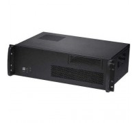 Procase RU330-B-0 3U rear/front-access server case, черный, без блока питания, глубина 300мм, MB 12x9.6 RU330-B-0