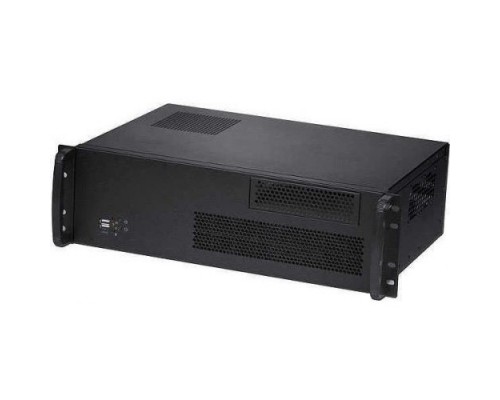 Procase RU330-B-0 3U rear/front-access server case, черный, без блока питания, глубина 300мм, MB 12x9.6 RU330-B-0