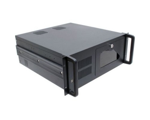 Procase EB445-B-0 4U Rack server case, черный, дверца, без блока питания, глубина 450мм, MB 12x9.6