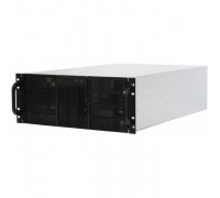 Procase 4U server case,11x5.25+0HDD,черный,без блока питания,глубина 550мм,MB CEB 12x10,5, панель вентиляторов 3*120x25 PWM RE411-D11H0-FC-55