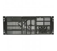 Procase 4U server case,9x5.25+3HDD,черный,без блока питания,глубина 450мм,MB ATX 12x9,6