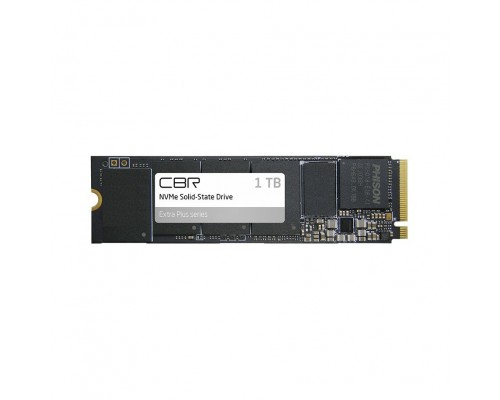 CBR SSD-001TB-M.2-EP22, Внутренний SSD-, серия Extra Plus, 1000 GB, M.2 2280, PCIe 4.0 x4, NVMe 1.4, Phison PS5018-E18, 3D TLC NAND, DRAM, R/W speed up to 7000/5500 MB/s, TBW (TB) 700