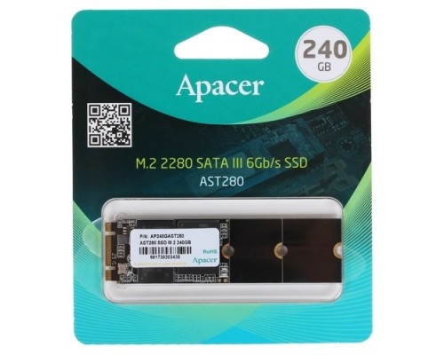 Apacer SSD M.2 2280 240GB AST280 Client SSD AP240GAST280-1