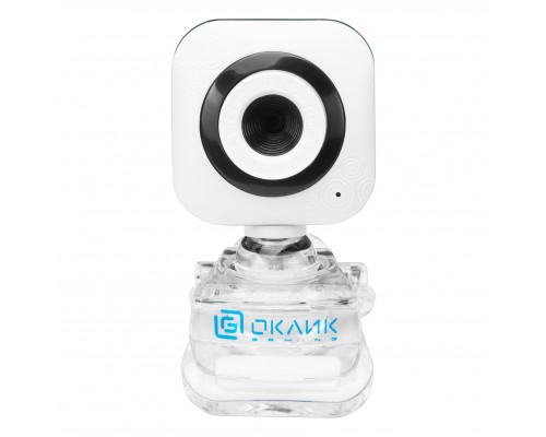 Web-камера Oklick OK-C8812 белый 0.3Mpix (640x480) USB2.0 с микрофоном 1455922