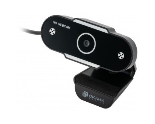 Web-камера Oklick OK-C012HD черный 1Mpix (1280x720) USB2.0 с микрофоном 1455503