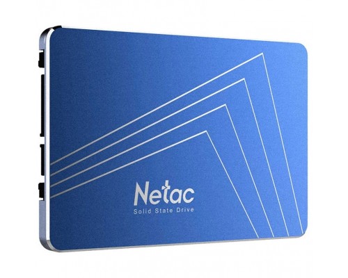 SSD 2.5 Netac 480Gb N535S Series &lt;NT01N535S-480G-S3X&gt; Retail (SATA3, up to 540/490MBs, 3D NAND, 280TBW, 7mm)