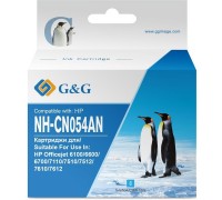 Картридж струйный G&G NH-CN054AN №933XL голубой (14мл) для HP Officejet 6100/6600/6700/7110/7510