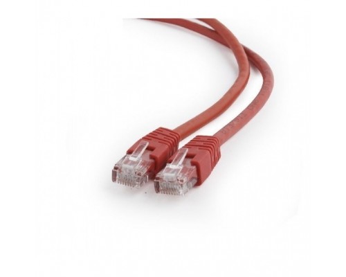 Cablexpert Патч-корд UTP PP6U-0.5M/R кат.6, 0.5м, литой, многожильный (красный)
