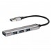 Telecom &lt;TA308U&gt; USB 3.0 --&gt;USB3.0+3 USB2.0, Aluminum Shell, 0.2м 7958820049743