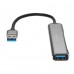 Telecom &lt;TA308U&gt; USB 3.0 --&gt;USB3.0+3 USB2.0, Aluminum Shell, 0.2м 7958820049743