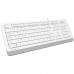 Клавиатура A4Tech Fstyler FK10, белый/серый, USB