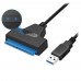 ORIENT UHD-502N, USB 3.2 Gen1 (USB 3.0) адаптер для SSD & HDD 2.5 SATA 6GB/s (JMS578, поддержка UASP), кабель подключения USB Type-A (31277)