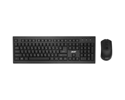 OKR120 Комплект (клавиатура + мышь) черный USB беспроводная