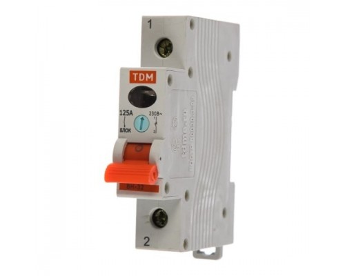 TDM SQ0211-0010 Выключатель нагрузки (мини-рубильник) ВН-32 1P 125A