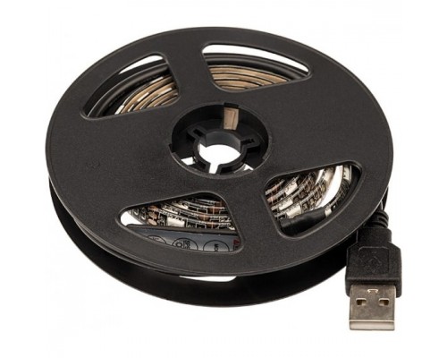 Rexant 141-387 LED лента с USB коннектором 5 В, 10 мм, IP65, SMD 5050, 60 LED/m, RGB