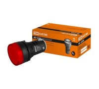 TDM SQ0702-0006 Лампа AD-22DS(LED)матрица d22 мм красный 24В AC/DC