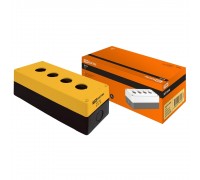 TDM SQ0705-0009 Корпус КП104 для кнопок 4места желтый
