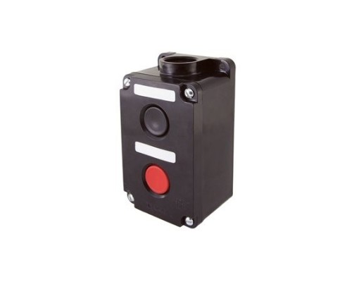 TDM SQ0742-0011 ПКЕ 222-2 У2, красная и черная кнопки, IP54