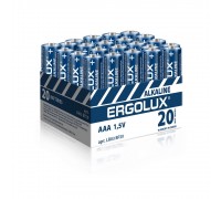 Ergolux.. LR03 Alkaline BP20 ( LR03 BP20, батарейка,1.5В)(20 шт. в уп-ке)