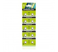 Ergolux AG 4 BL-10 (AG4-BP10, LR66 /LR626 /177 /377 батарейка для часов) (10 шт. в уп-ке)